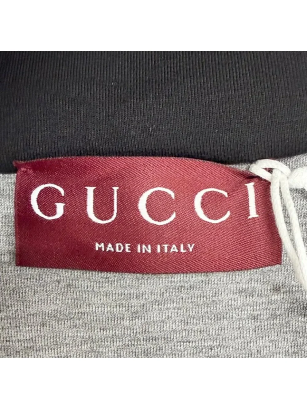 Gucci GG Canvas Contrast Zip Jacket Hoodie Black